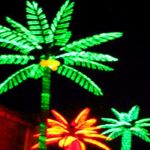 Lampu Pohon Palm/ Kelapa Led Untuk Hiasan Pohon Palm / Kelapa di Halaman Rumah